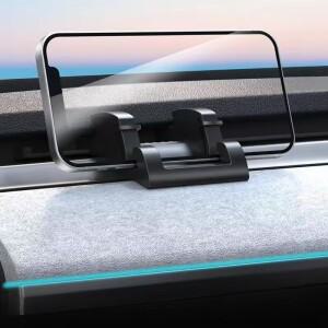 호환 테슬라 모델 Y 3 스티어링 휠 핸들 폰 홀더 마운트 스탠드 뒤쪽 차량 내비게이션 송풍구 모바일 브래