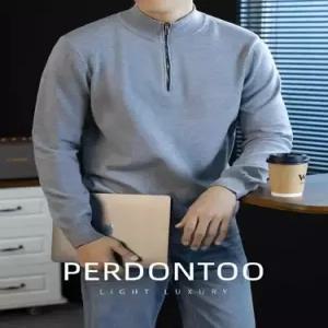 호크아이 남사친 니트 오피스룩 캐주얼 신사양아치 데일리룩 지퍼 집업 따뜻울 하이넥 슬림핏 도톰스웨터 K