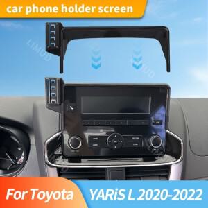 호환 도요타 YARiS L 2020-2022 멀티미디어/8인치 스크린 네비게이션 스탠드 자동차 기계식 전화 액세서리
