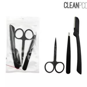 눈썹뷰러 눈썹정리기 3종세트 한방 눈썹칼 눈썹정리 눈썹정