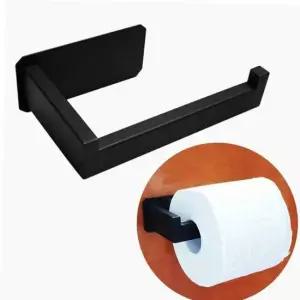 욕실거치대 휴지걸이 욕실 무타공 인테리어 화장지걸이 블랙