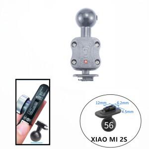 호환 샤오미 미지아 2S DVR 홀더용 볼 어댑터 1 인치 블랙박스 브래킷 자동차 고정 행거 액세서리 클립