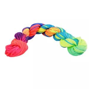 형광혼합 매듭실 실팔찌재료 악세사리부자재 끈팔찌