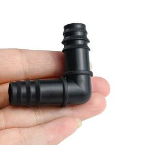 2인치 드립 관개 피팅 키트 10개 플러그 16MM 정원 스트레이트 튜빙용 엘보