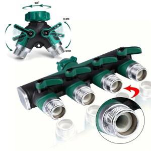 가든 호스 커넥터 금속 본체 어댑터 스플리터 또는