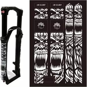 하우스온 3D 자전거 포크 프로텍터 - 반부드러운 PVC 소재(500마이크론) 스크래치 방지 자외선 차단 및