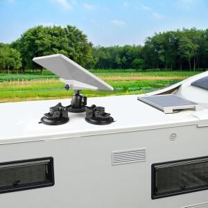 호환 스타링크 미니용 조절식 안테나 홀더  어댑터 포함 회전식 장착 브래킷  자동차 창문선루프용 내마모