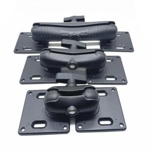 호환 Ram 마운트용 의료 기기 이중 소켓 암 75x75VESA 플레이트 -