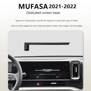 호환 2023 현대 MUFASA 차량용 스크린 폰 거치대 무선 충전기  내비게이션 수정 인테리어  12.3 인치 크기