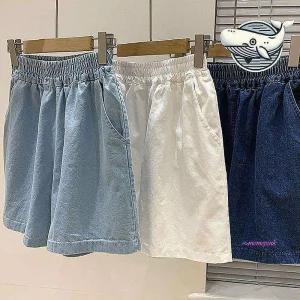 여성여름반바지 면팬츠 허리밴드 캐주얼 데일리 면반바지 숏팬츠klm220