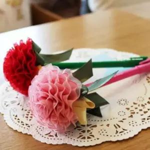 가정의달 카네이션볼펜 쉬폰 선물