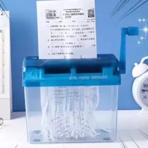 [문구/오피스] 문서파쇄 수동종이파쇄기 서류 가정용세단기 세단기 수동파쇄기 수동 가정용문서파쇄기
