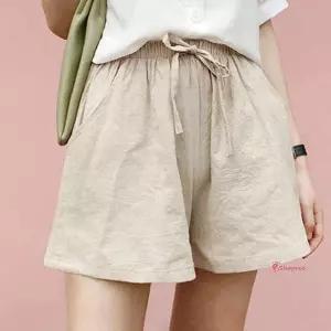 여자 마바지 린넨 직장인 데일리 여름 반바지 패션wxy693