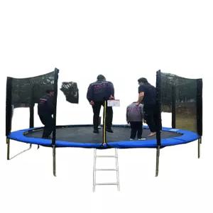 야외 대형 트램폴린 캠핑 마당 펜션 상업용 방방 강화
