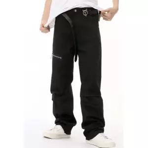 남성용 팬츠 바지 여름 카고 주름 배색 지퍼 데이트룩 하이스트리트 인기2