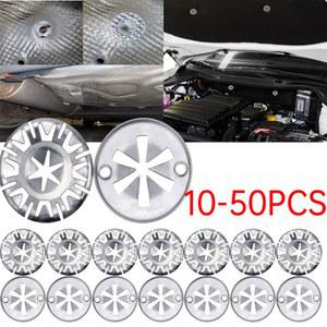 자동차 시트 클램핑 플레이트 와셔 커버 마운팅 클립 언더트레이 배기 차단 금속 스프링 고정 너트 STKU0