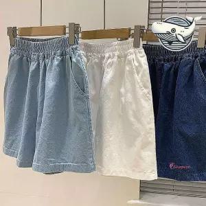 여성여름반바지 캐주얼 데일리 면팬츠 허리밴드 숏팬츠 면반바지qrs122