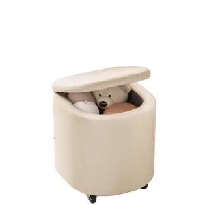 화장대 회전 스툴 파우더룸 수납 바퀴형 앤틱 네일 체어