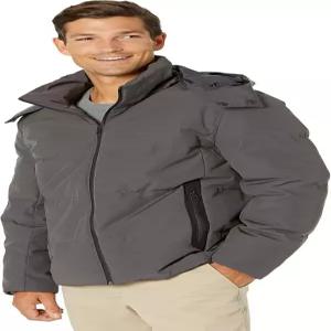 콜 하안 남성 숏다운 파카 후드 다운 코트