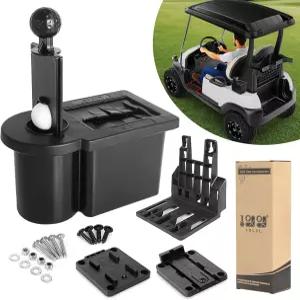 이지고 클럽 카 야마하를 위한 10L 0L 유니버설 골프 볼 워셔 및 헤드 클리너 편리한 블랙으로 게임의