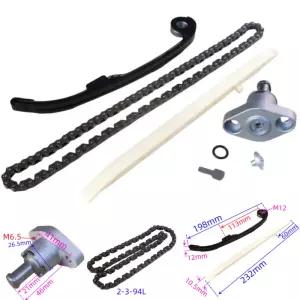 혼다 C25 오토바이 가이드 플레이트 세트 엔진 예비 부품 캠 밍 체인 텐셔너 레이어 KTT50 조절기 레일