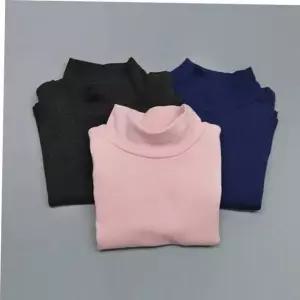 아동목티 남아 여아 터틀넥 긴팔티 이너 폴라 무지 티셔츠옷