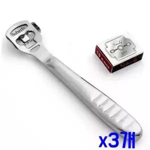 발각질제거 TBZ 발 각질케어 올 스텐 위생 콘커터 x3개