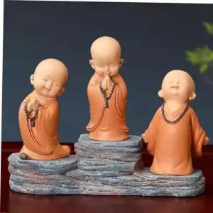 동자승 불상 아기부처 3종세트 장식품 미니동자승