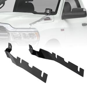 호환 닷지 램 1500 2009-2018 오프로드 후드 포드 작업등 마운트 브래킷용 힌지 경첩 디치 LED 라이트