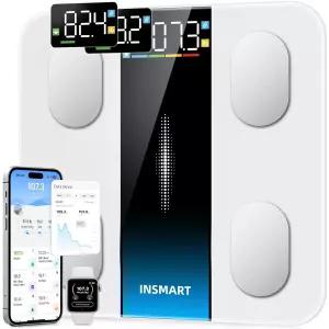 체중계 체질량지수 BMI 체지방 근육량 고정밀 대형 디스플레이 16 체성분 측정 기계와 앱 동기화