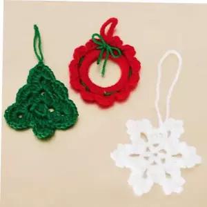 크리스마스만들기 TBZ (TD) (집콕) 코바늘로 크리스마스 오너먼트 뜨기-1인세트