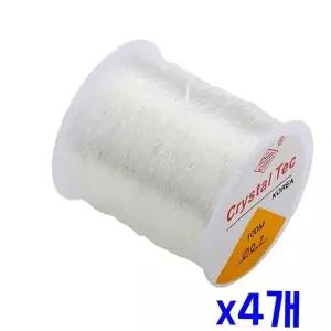 공예용큐빅 TBZ DIY 비즈공예 악세사리 와이어줄 비즈재료 0.7mm x4개