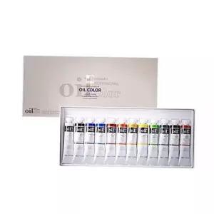 오일칼라 물감 12색 (1개입) 유화 그림 신한 20ml