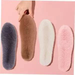 쿠션깔창 남녀공용 인조 토끼털 깔창 보온깔창 고급깔창 털깔창