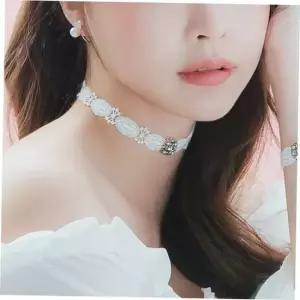 에스닉목걸이 에스닉 초커 레이스 목걸이