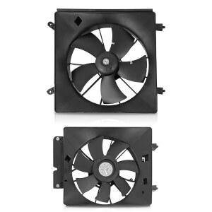 2002-2006 혼다 CR-V 19015PZDA01용 유니콜브 라디에이터 및 AC 콘덴서 냉각 팬 어셈블리