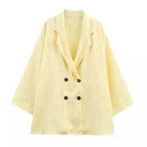 와칸다 여자 여친 팬츠 가을 블레이저 더블 세트 코트 정장세트 KKE3