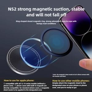 호환 테슬라 신형 모델 Y/3용 3W 마그네틱 차량용 휴대폰 거치대 - 송풍구 내비게이션 홀더