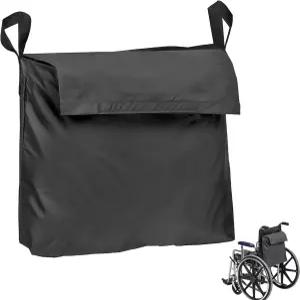 UlifeBetter 대형 휠체어 가방 뒷바퀴 액세서리 조절 가능한 스트랩 수납 경량 방수 및 스크래치 방지 노인