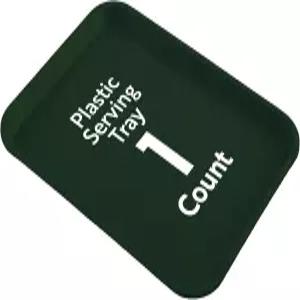 레스토랑웨어 RW 베이스 14 x 18 인치 패스트 푸드 트레이 1 튼튼한 카페테리아 점심 - 가벼운 미끄럼 방지