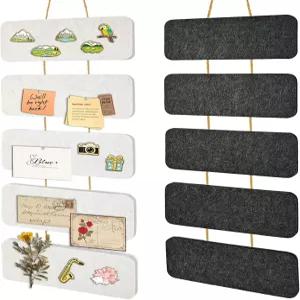 DIY 디스플레이를 위한 로프 5피스 통합 디자인 핀 보드가 있는 양면 걸이 펠트