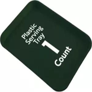 레스토랑웨어 RW 베이스 12 x 16 인치 패스트 푸드 트레이 1 튼튼한 카페테리아 점심 - 가벼운 미끄럼 방지