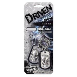 Driven by Refresh Your Car! E301342500 향기 나는 강아지 태그, 블랙 아웃