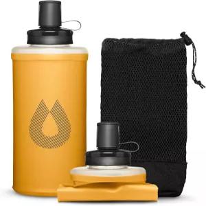 하이드라팩 팩플라스크 500ml 또는 - 배낭용 하네스 장착 물병 핸즈프리 간편한 접근성 초경량 접이식 등산