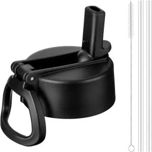 하이드로 플라스크 와이드 마우스 12-64온스용 블루윙 빨대 뚜껑 대체 타케야 쿠디 병