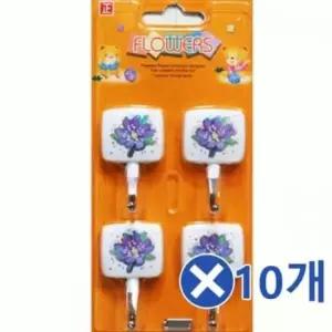 [생활] 벽후크 행주걸이 문옷걸이 플라워 다용도 수납걸이