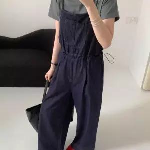 스파이더맨 팬츠 여사친 청 가을 캐주얼 멜빵바지 멜빵 슬림핏 OPH3