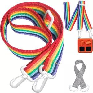 콜렉트홀 조절 가능한 어깨 스트랩 요토 미니 재킷과 호환 어드벤처 크로스바디 요토용 액세서리 레인보우