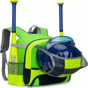 카비고르 2026 청소년 야구 및 소프트볼 가방 신발 수납공간 헬멧 홀더가 있는 초경량 티볼 백팩 스킨