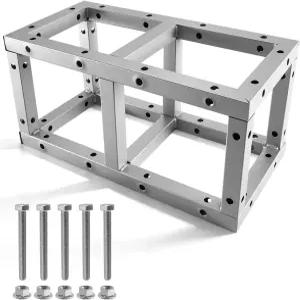 16 알루미늄 스테이지 트러스 300LB 용량의 8x8 정사각형 조명 및 음향 장비용 매트 실버 마감 처리